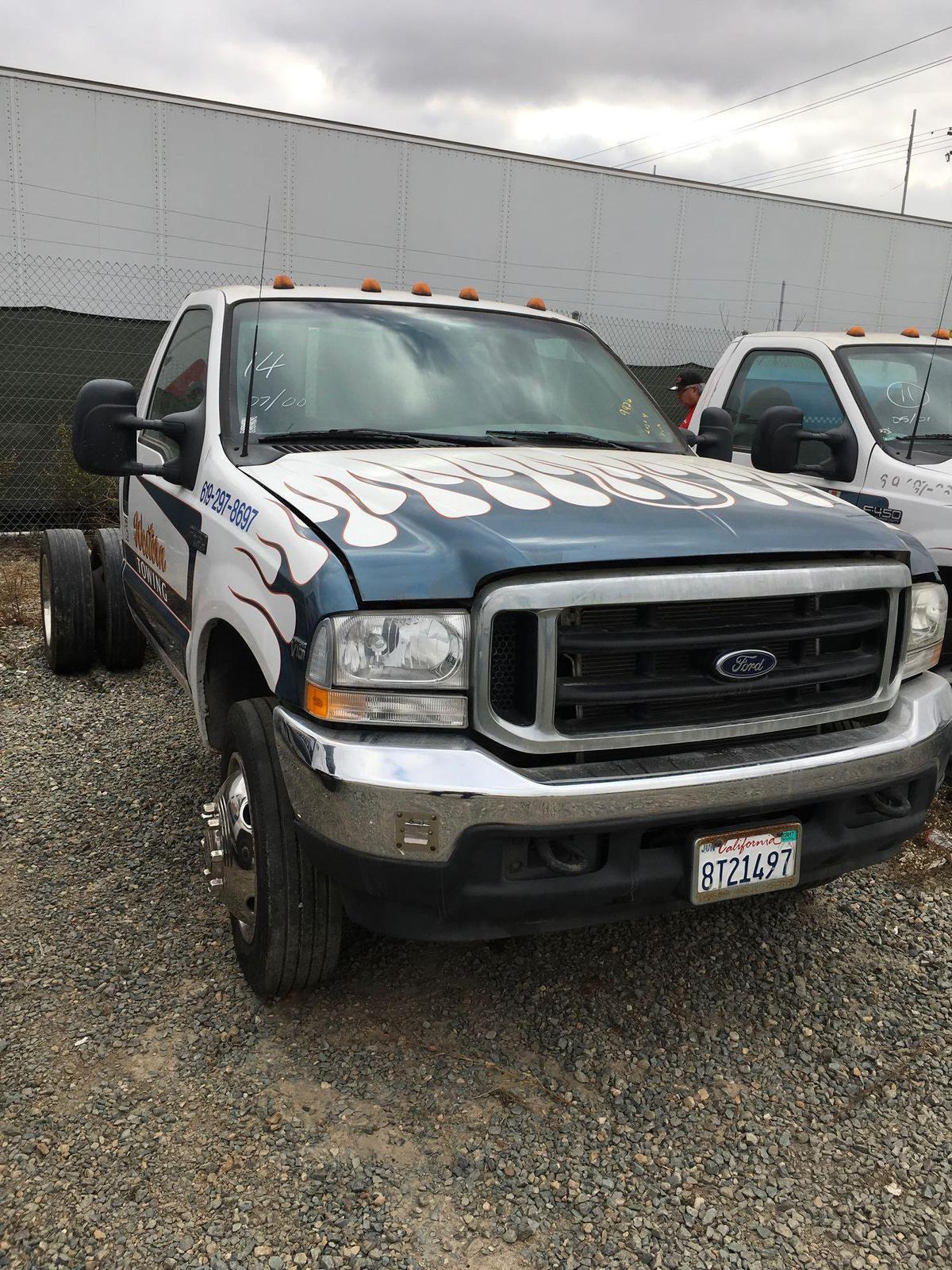 00 Ford F 450 XL Super Duty w V10 Motor Runs