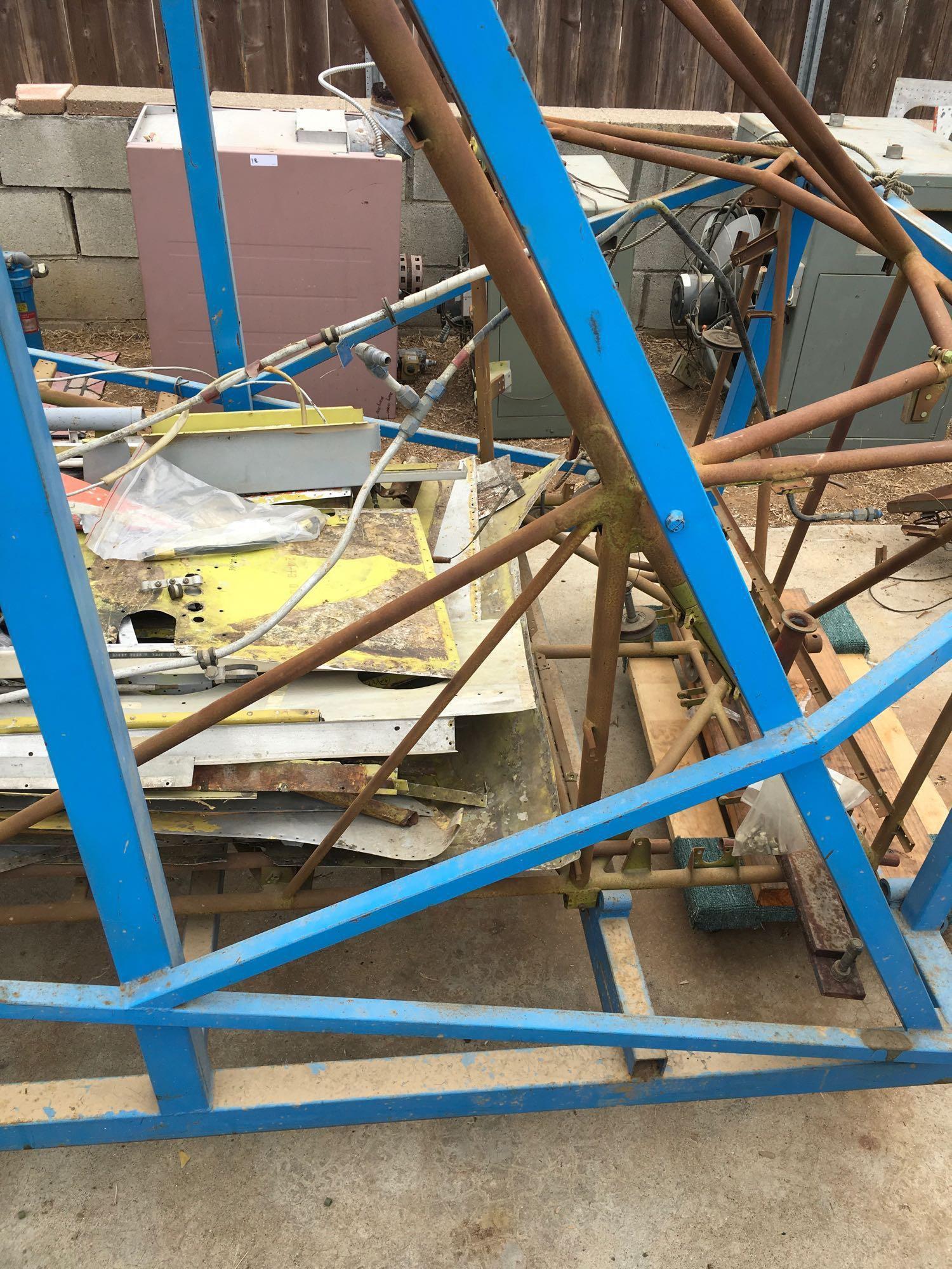 Assorted Helio sheet metal/frame. Two dollies under neath are included