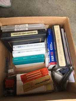 Lot of assorted drawings, pilots handbooks, etc