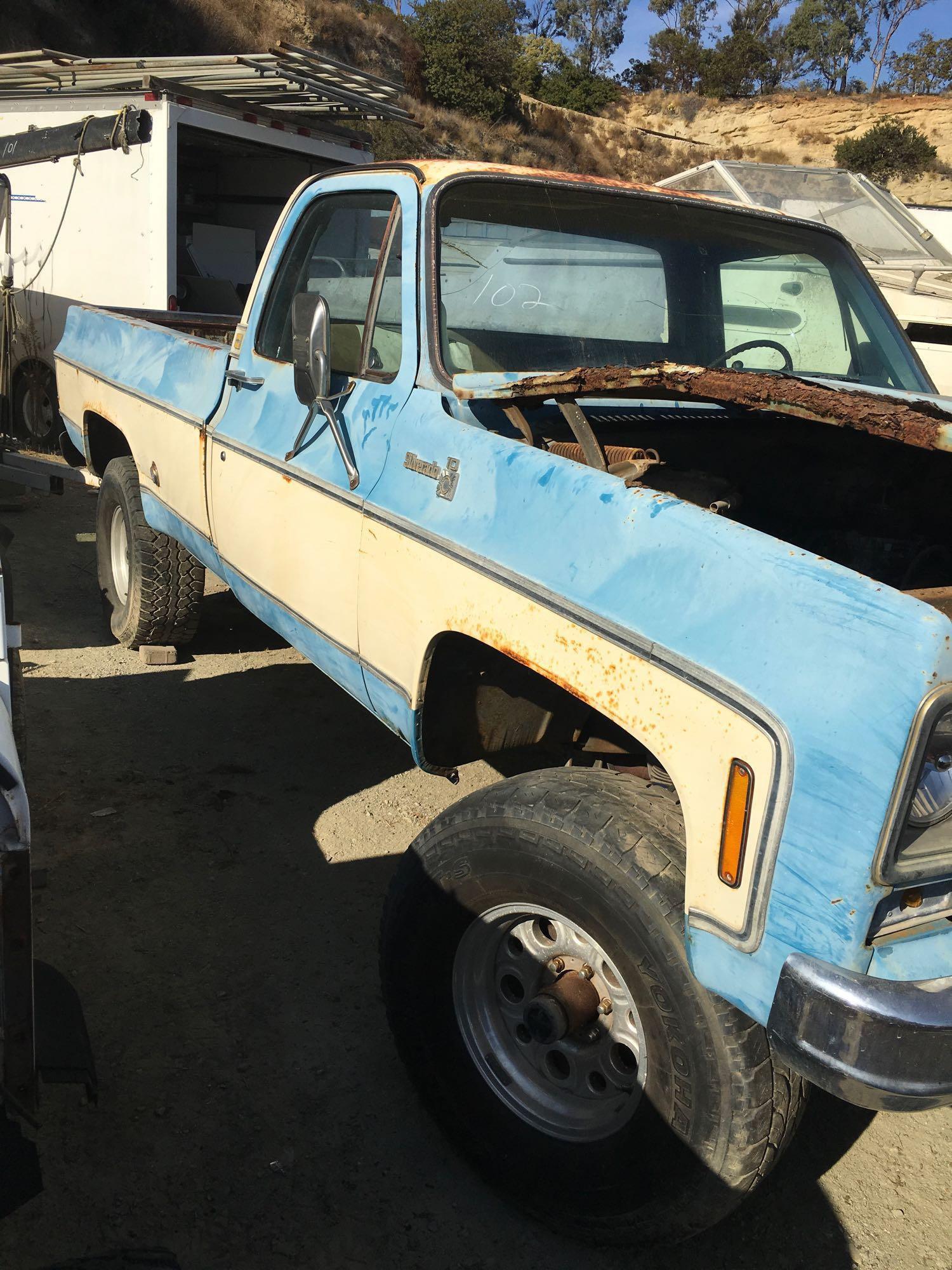 1976 Chevy Silverado 4X4 Truck - last 6 of Vin 160842