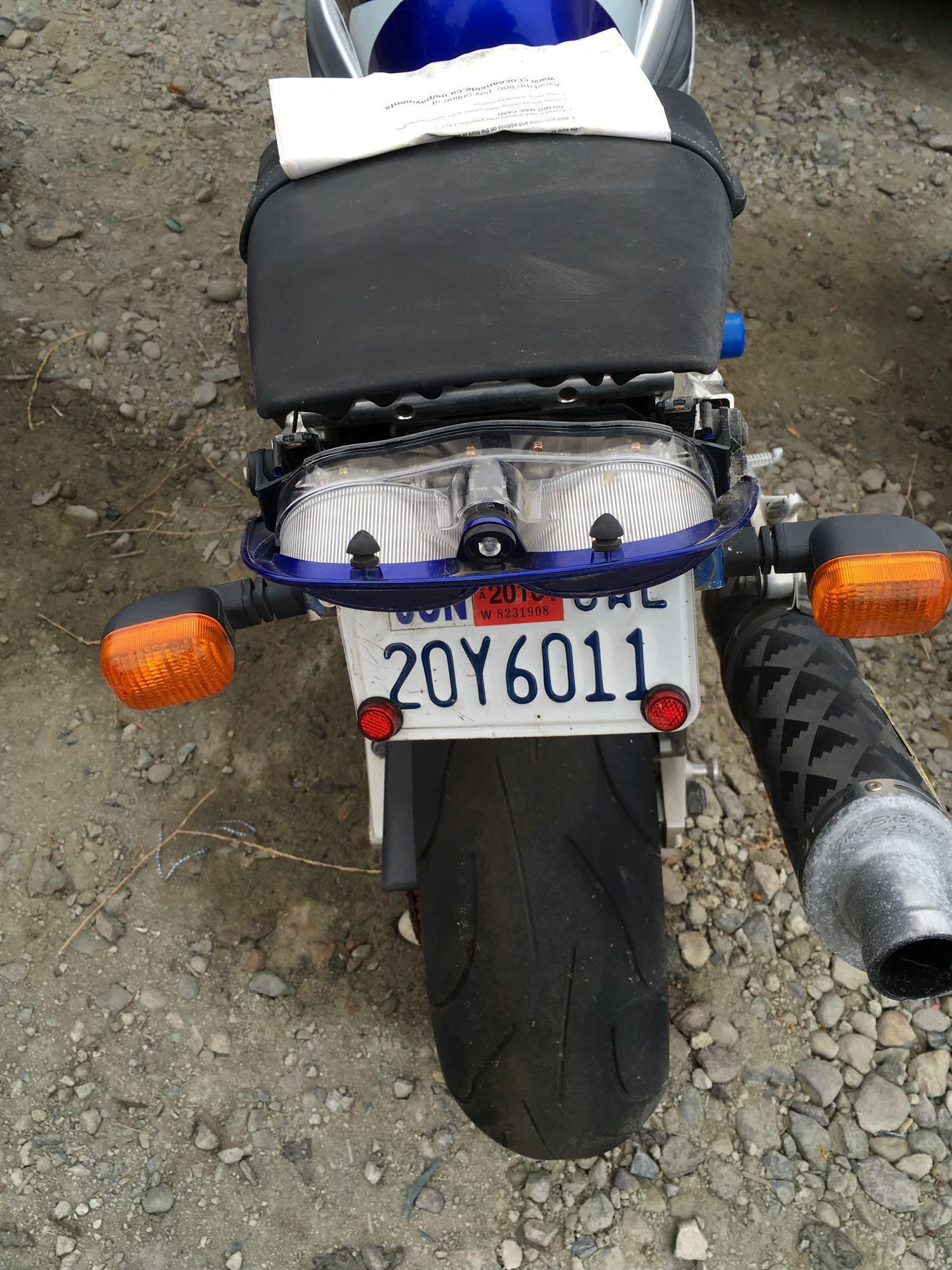 2002 Yamaha YZFR6L R6 Motorcycle 023655