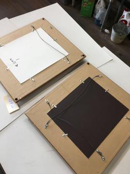 19" x 17" & 20" x 18"picture frames