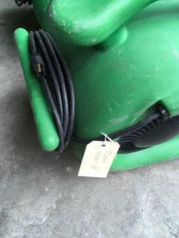 Servpro Turbo Air Mover / Carpet Dryer, They have tags with ?slow start? on them