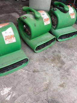 Servpro Turbo Dryer Fans