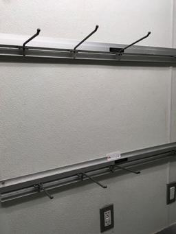 Wall Racks, 36"w with 4 hooks