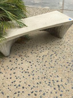 Concrete bench, heavy, 22 in. x 58 in. x 16 in.