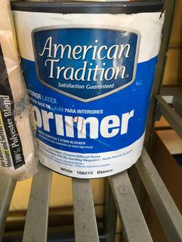 New American Tradition interior white latex primer, 2 one gallon cans