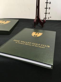 Pine Valley Golf Club A Unique Haven of The Game. Signed by Jim Finegan. Book with bookcase