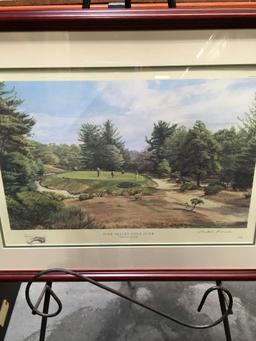 Print, Pine Valley Golf Club, Tenth Hole, by A. Weaver, 1994