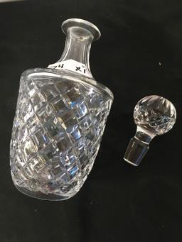 Crystal Decanters, 2 pieces