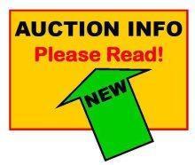 ***AUCTION LOCATION***PREVIEW DATE***CHECK OUT SCHEDULE***DO NOT BID THIS LOT