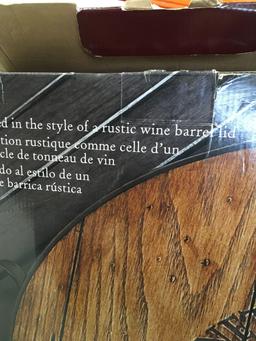 Wine Barrel tray