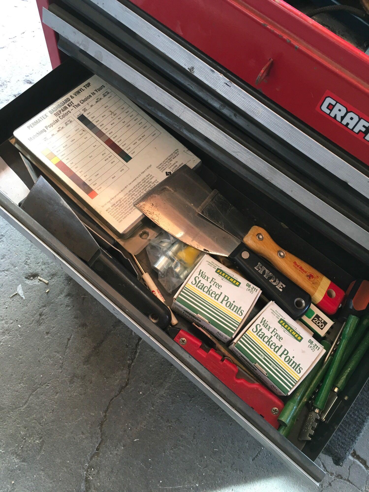 Craftsman Tool box and tools