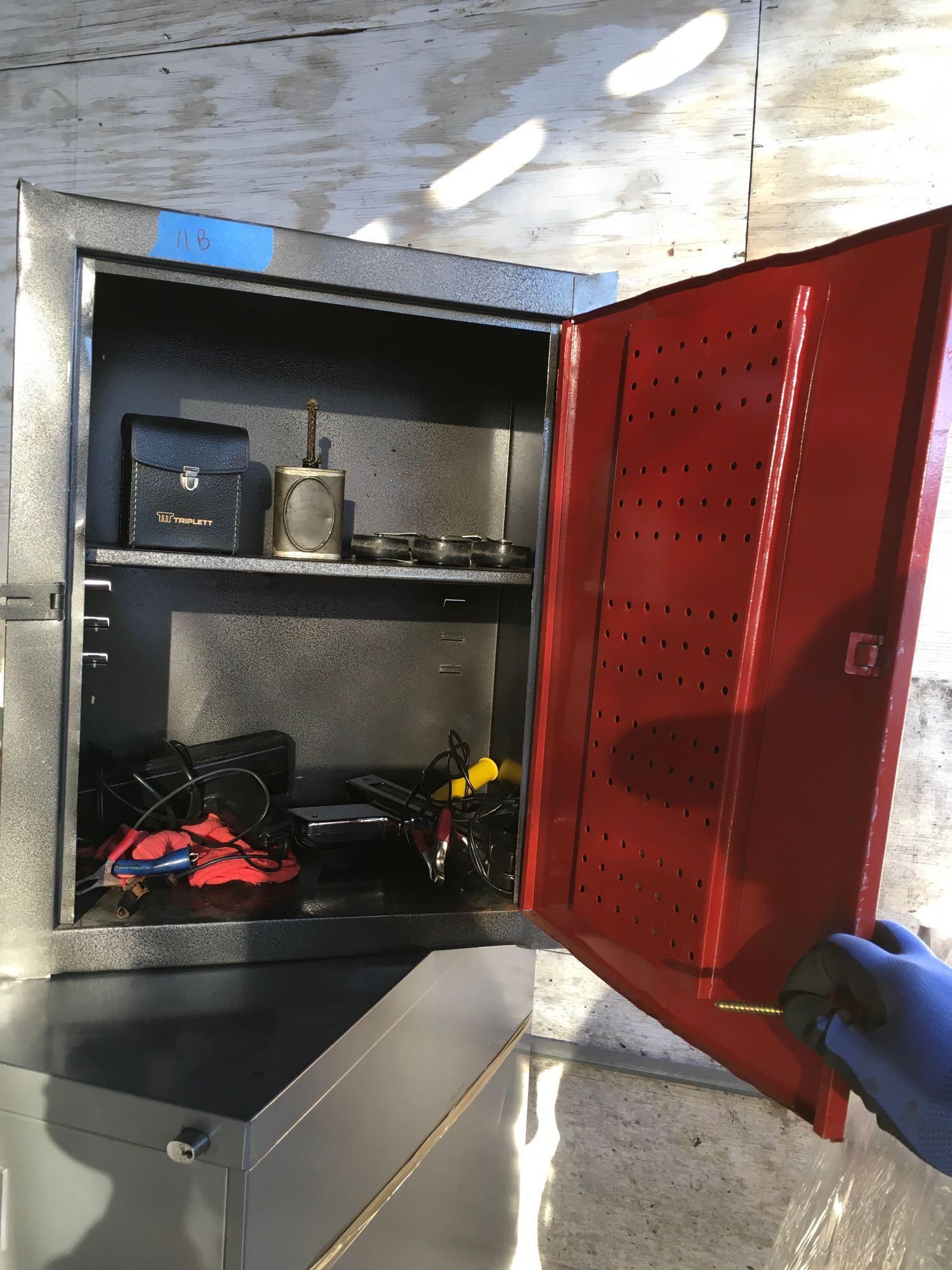 Tool cabinet with timing guns