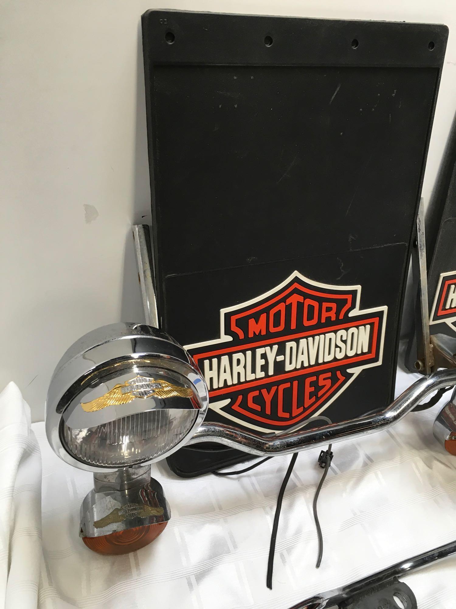 Harley Davidson Signal Light Assembly, Emblems, Chrome Nuts & Bolts, Mirrors & Accessories