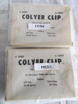 6 shot Colyer Clips for Remington 700BDL Bolt Action Rifle.