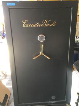 Executive Gun Vault $375.00 will be added to bid price for drilling and replacing with new lock