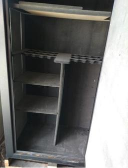 Executive Gun Vault $375.00 will be added to bid price for drilling and replacing with new lock