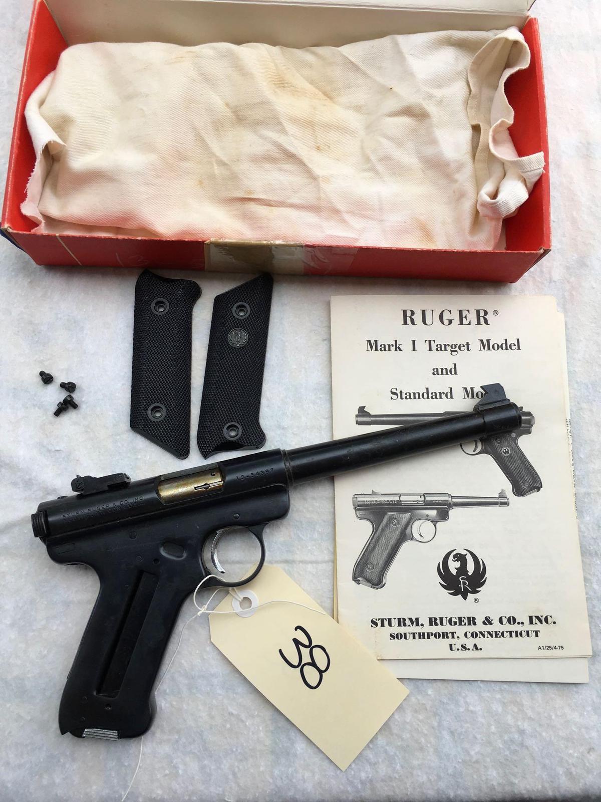 Ruger Mark I Target Model .22 caliber LR Ser.13-54397   " NOT FOR SALE IN CALIFORNIA "