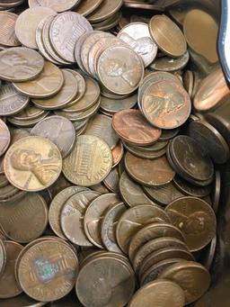 4 lbs, pennies