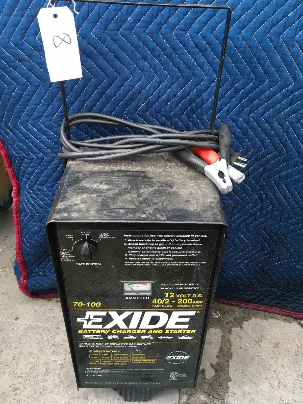 Exide 70-100, 12 volt, battery charger