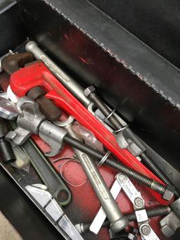 Mechanics Tool box with Puller tools & Wrenches