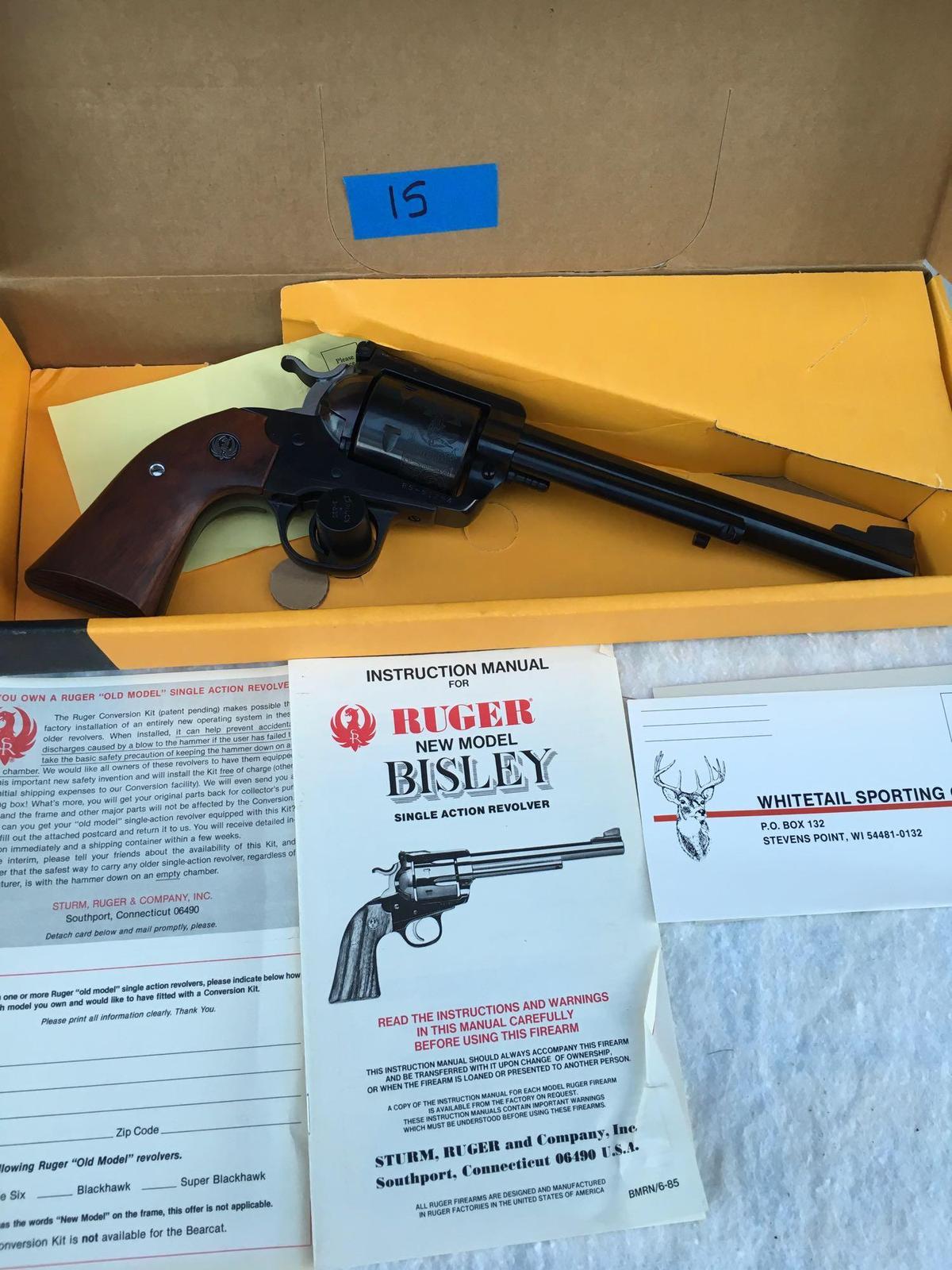 Ruger Bisley .44 Mag Black Hawk Revolver, Serial # 85-51254