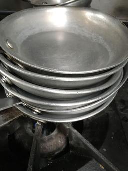 Skillets, 6 pieces Aluminum 8.5"