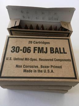 Ammo: 30-06 FMJ Ball, 80 rounds