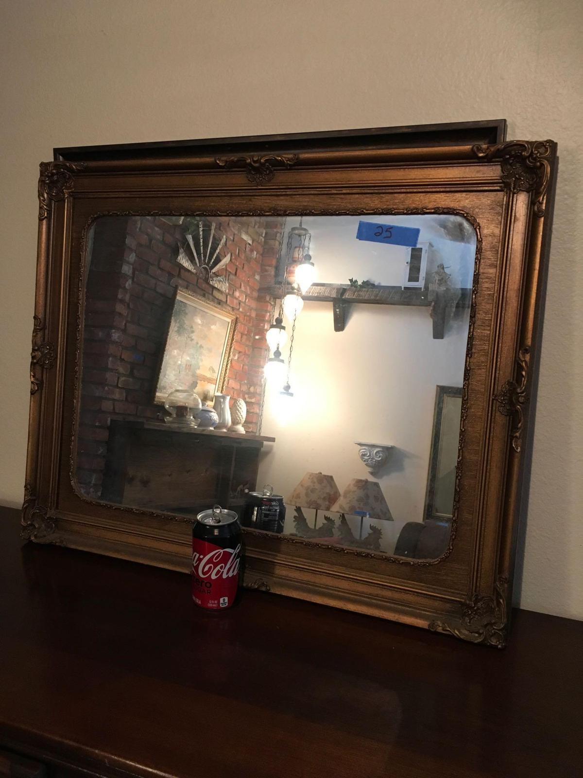 Framed mirror