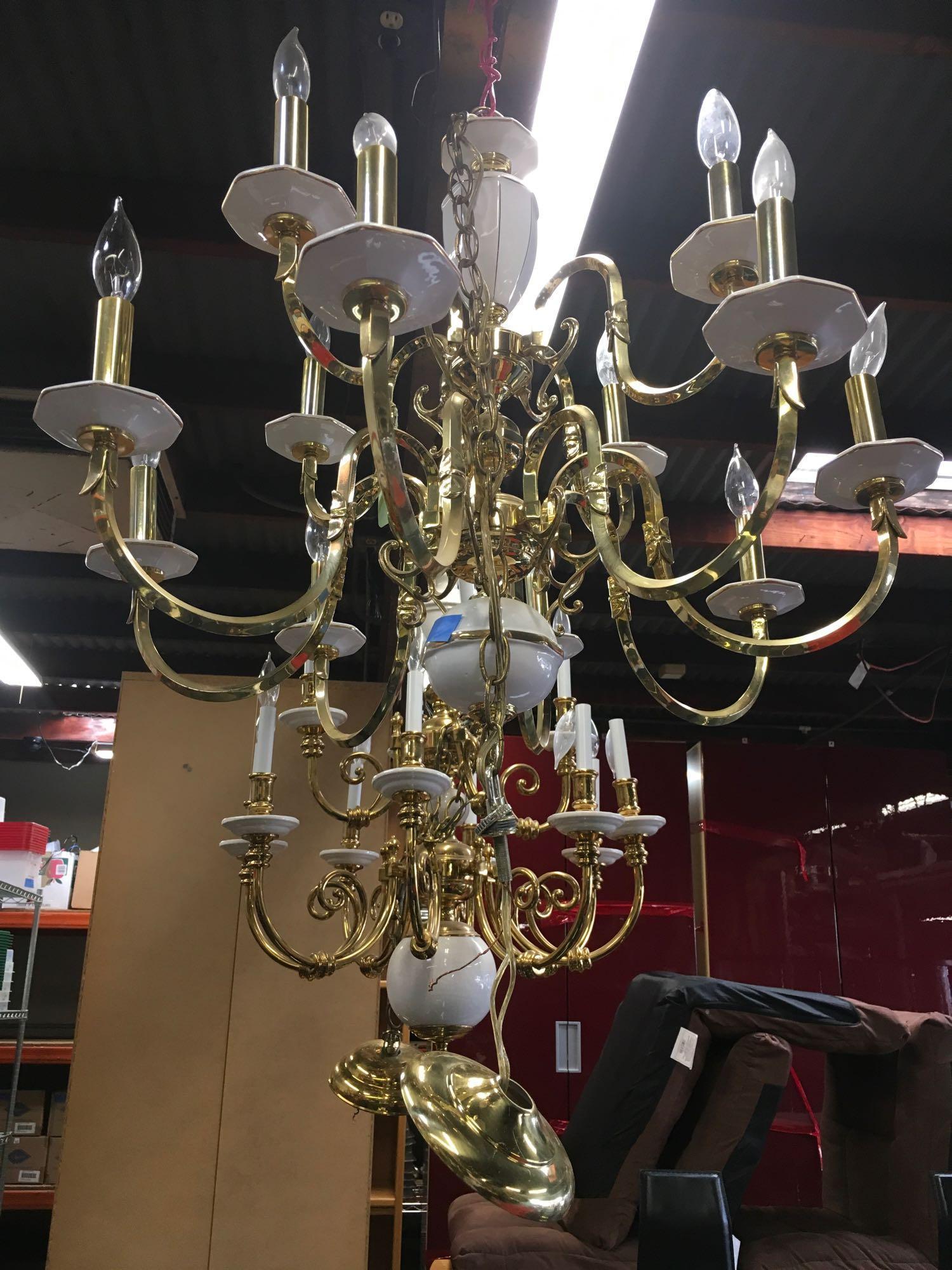 12 light chandelier