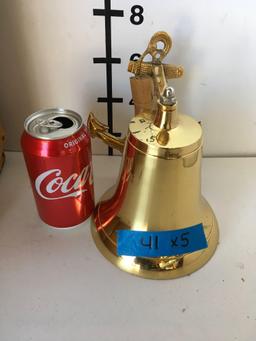 New Nautical 7" gold finish bell