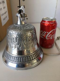 New nautical. 6" silver finish door bell