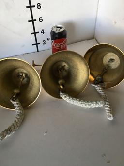 Nautical, 5", gold finish, bells