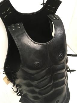 New leather like warrior vest, size fits most