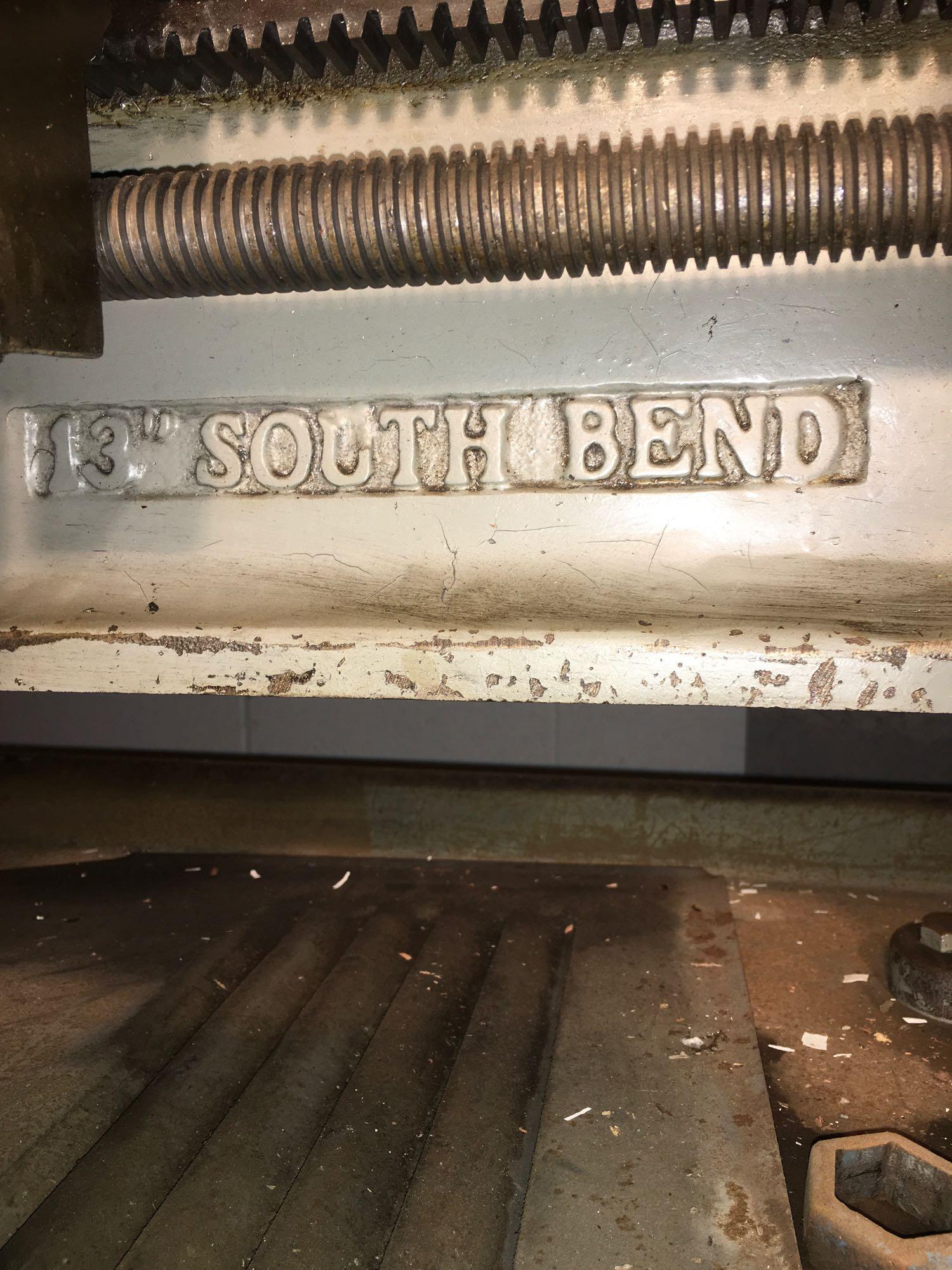 13" South Bend Flame Hardened lathe serial #15026 T