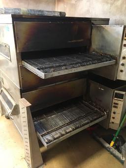 Middleby Marshall Pizza Oven model PS200, works, natural gas, on casters, 120 volt controls only