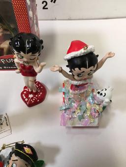 Collectible Christmas Betty Boop, ornaments and figurines