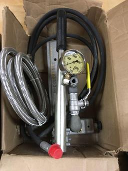 New, Wheeler Rex pipe tools, Hydrostatic Test Pump, model 29200 and 29201, 115v