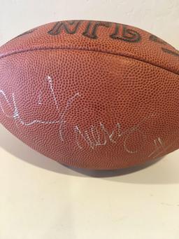 #17 SD Chargers John Friesz signed NFL football