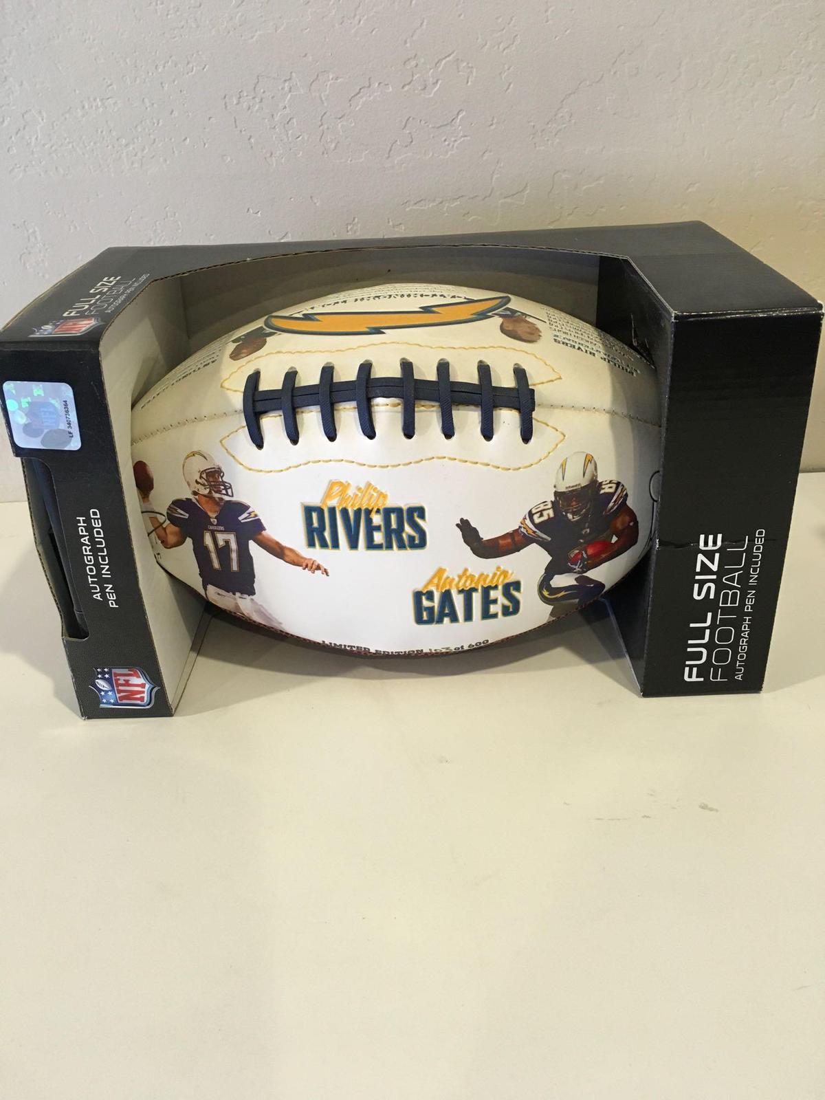 Rivers / Gates Commemorative Football Limited Edition 103 of 600 Full size Football,
