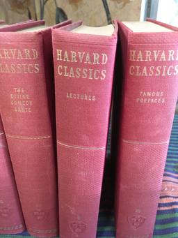 7 pieces. Harvard Classics books