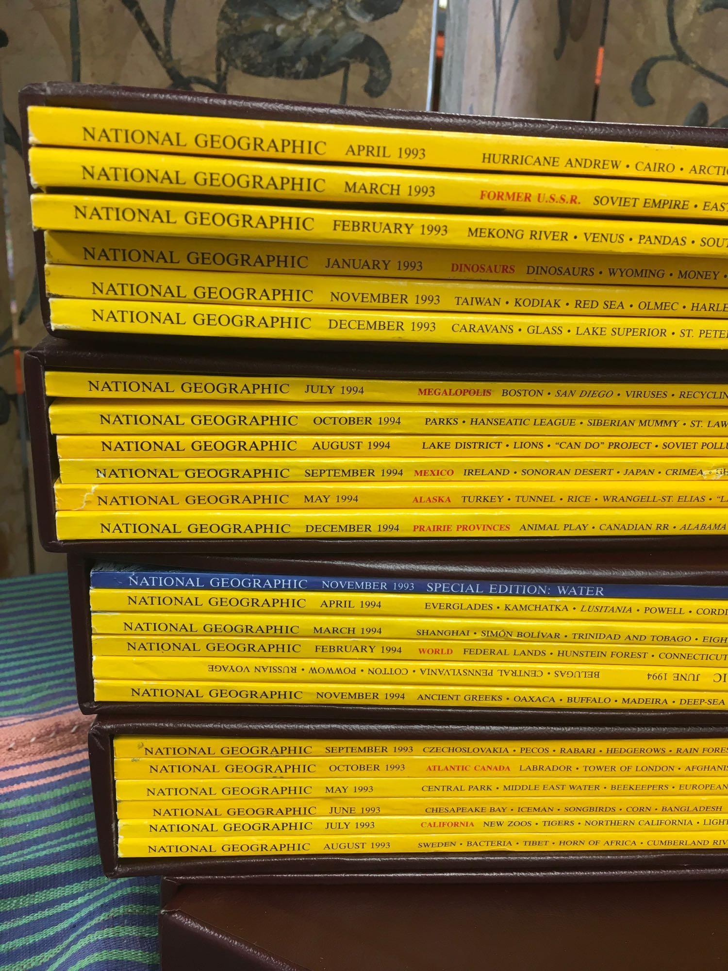 National Geographic magazine collection