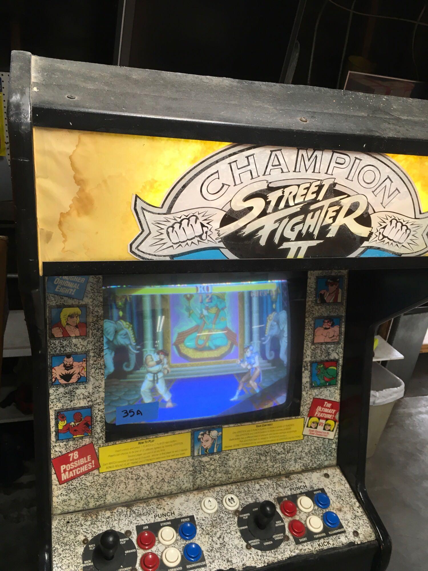 Vintage Atari Champion, Street Fighter II, works