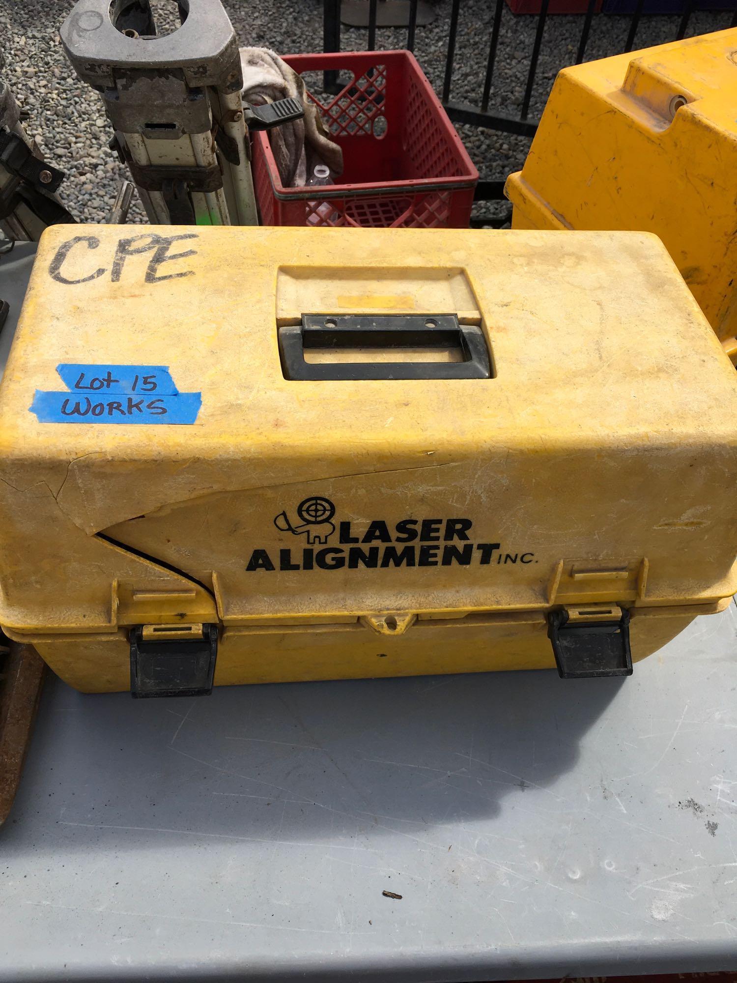 Laser Alignment Inc., Laser Beacon model 3900, works works with Spectra Precision laser stand