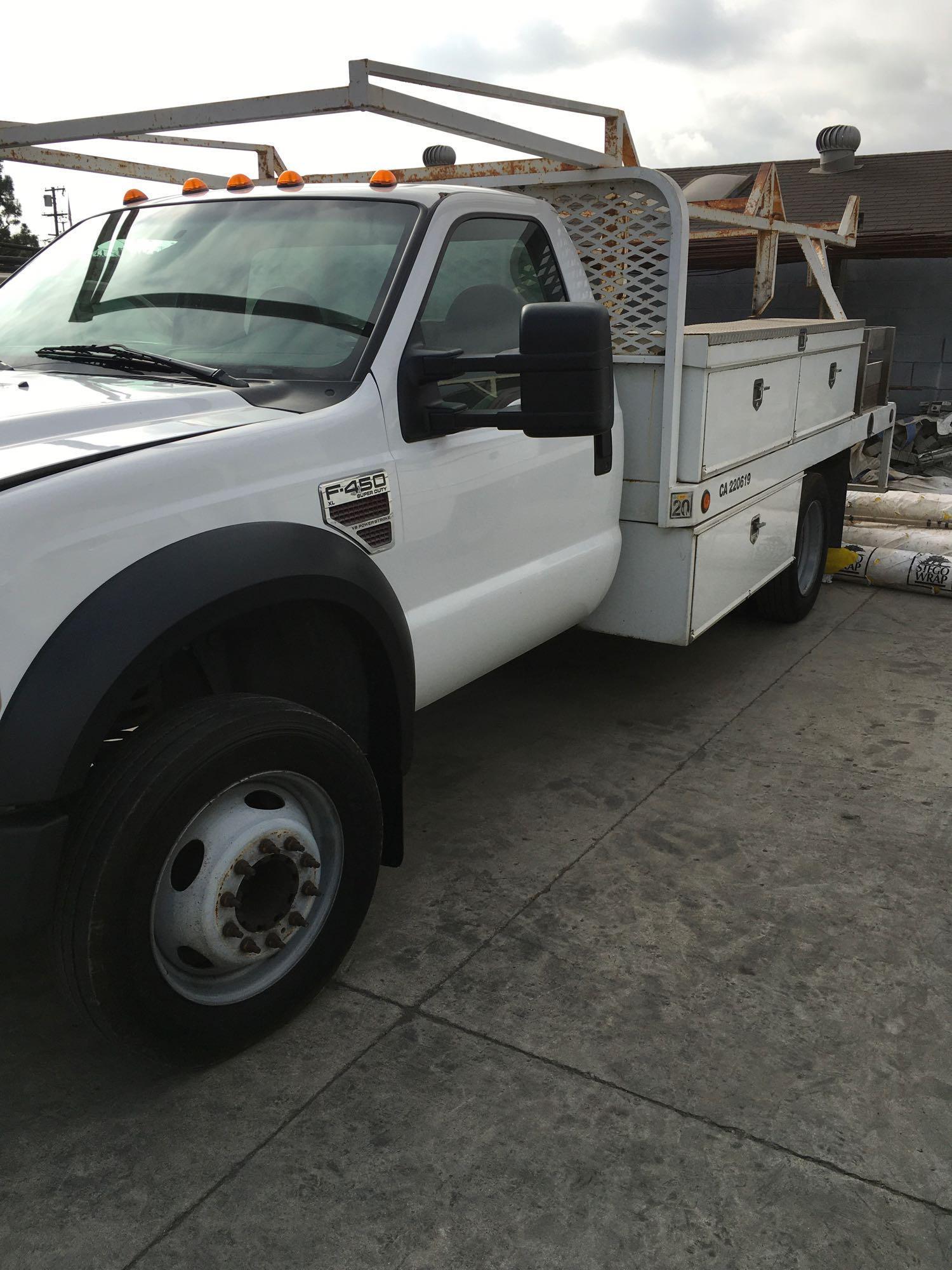 2008 Ford F450 Super Duty, Power Stroke Diesel Runs & Drives, Factory Crate motor installed at 99K