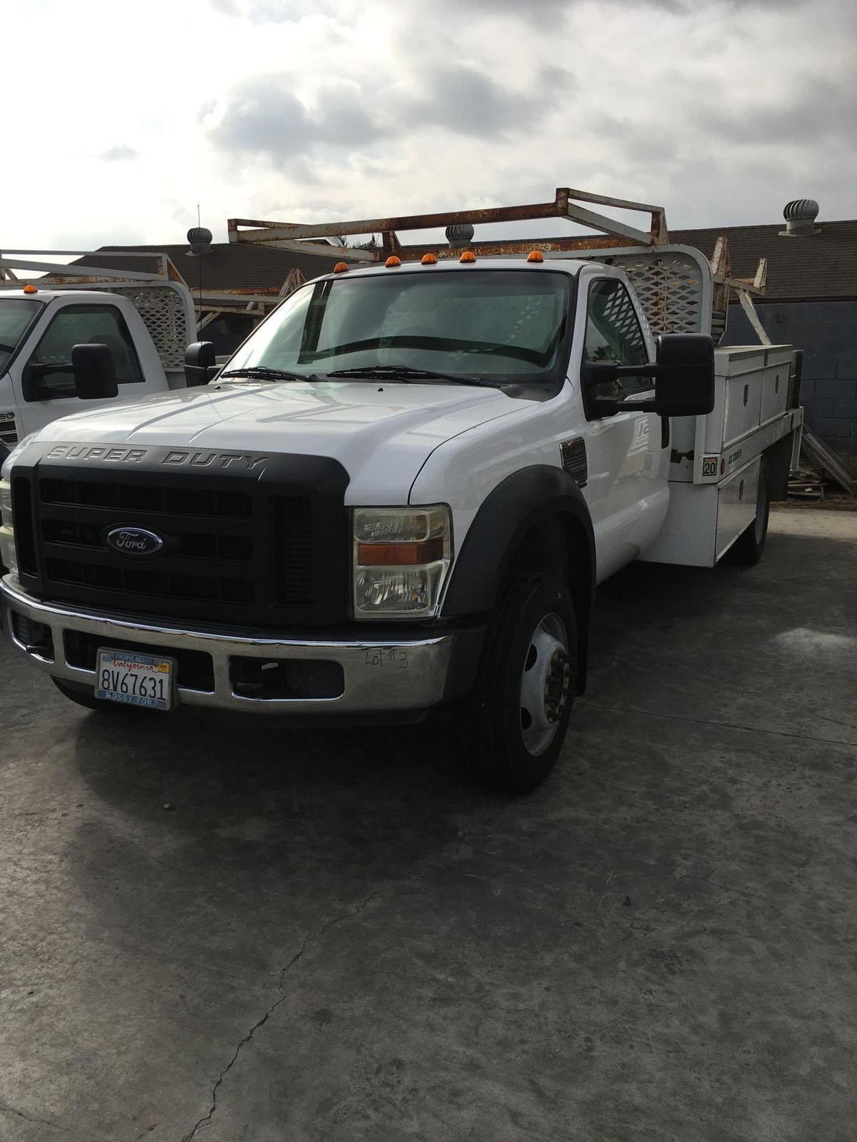 2008 Ford F 450 super duty, Power Stroke V8 Turbo Diesel Runs & Drives, Only 113K miles