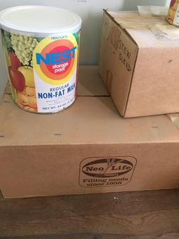 New Neo Life nitrogen packed food. Boxes have a date of 1979