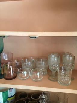 Lot. Assorted glassware, coffee cups, etc