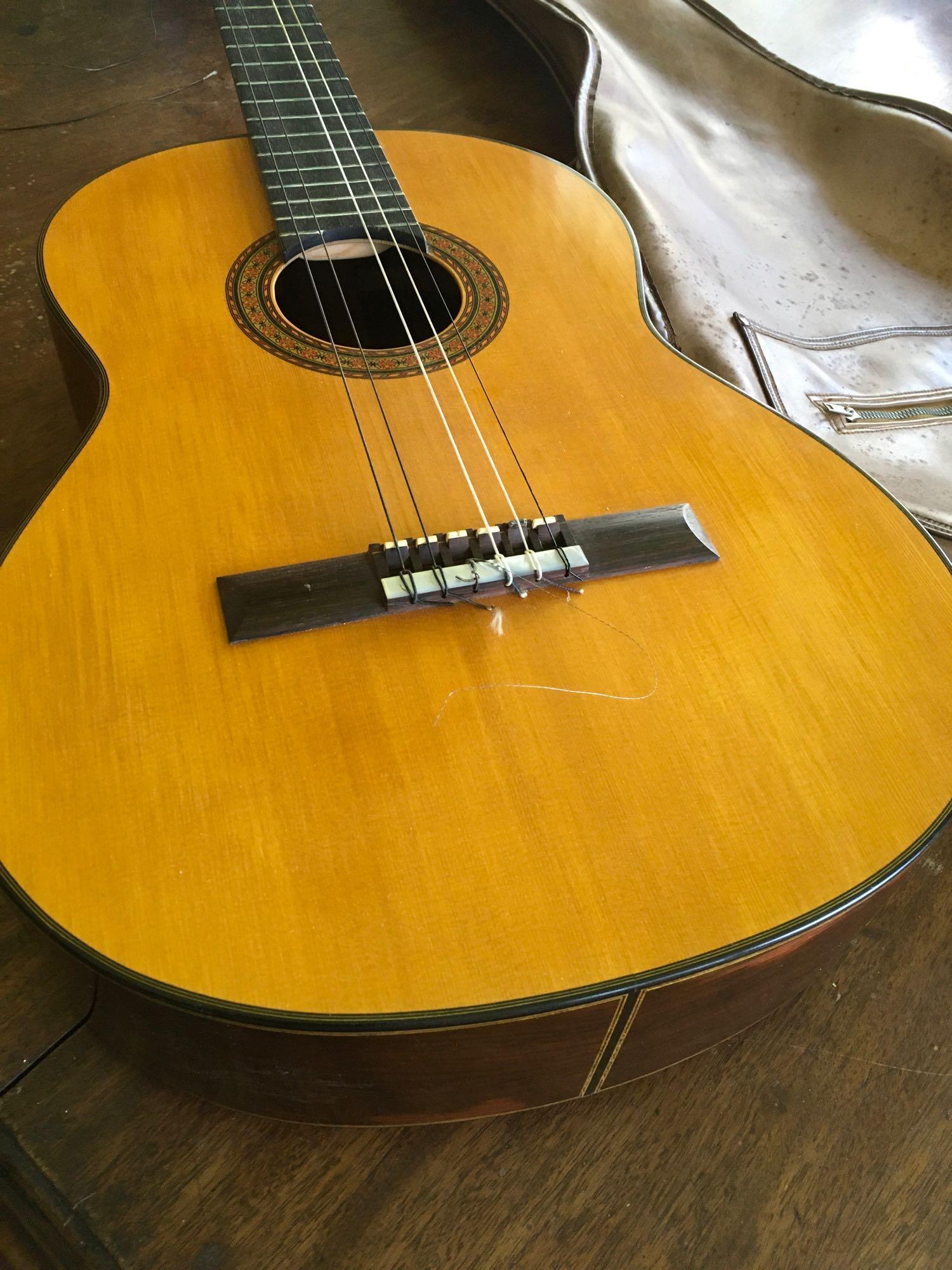 Vintage Manuel Rodriguez Luthier, signed #260 Acoustic guitar with soft case & 3 musical books